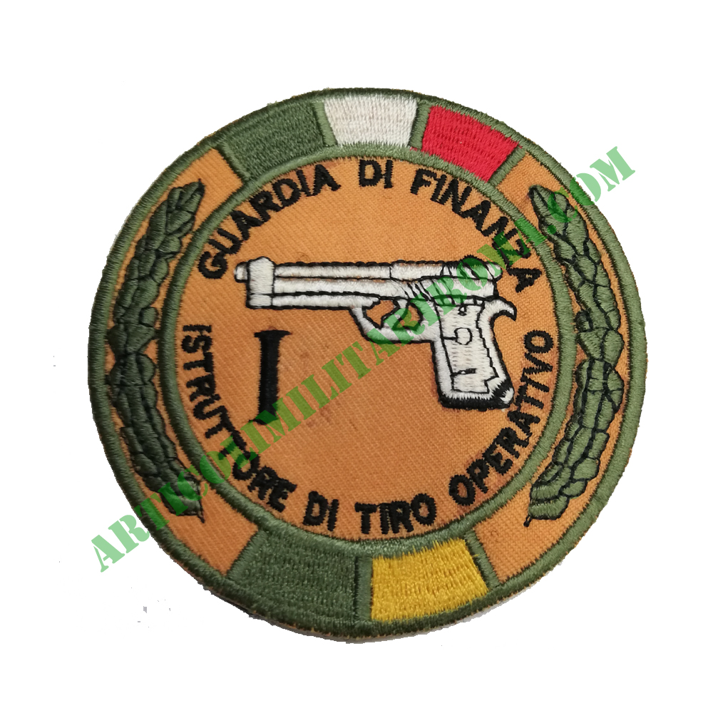 Patch Tonda Velcro Istruttore Tiro Guardia Di Finanza Articoli