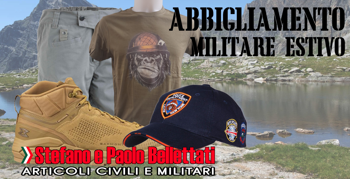 Bellettati: abbigliamento militare estivo