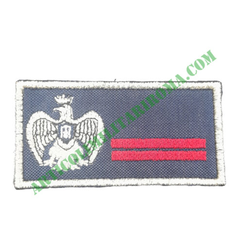 GRADO VELCRO RICAMATO POLIZIA PENITENZIARIA ASSISTENTE