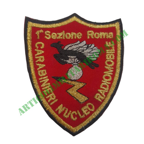 PATCH 1 NUCLEO RADIOMOBILE ROMA CARABINIERI